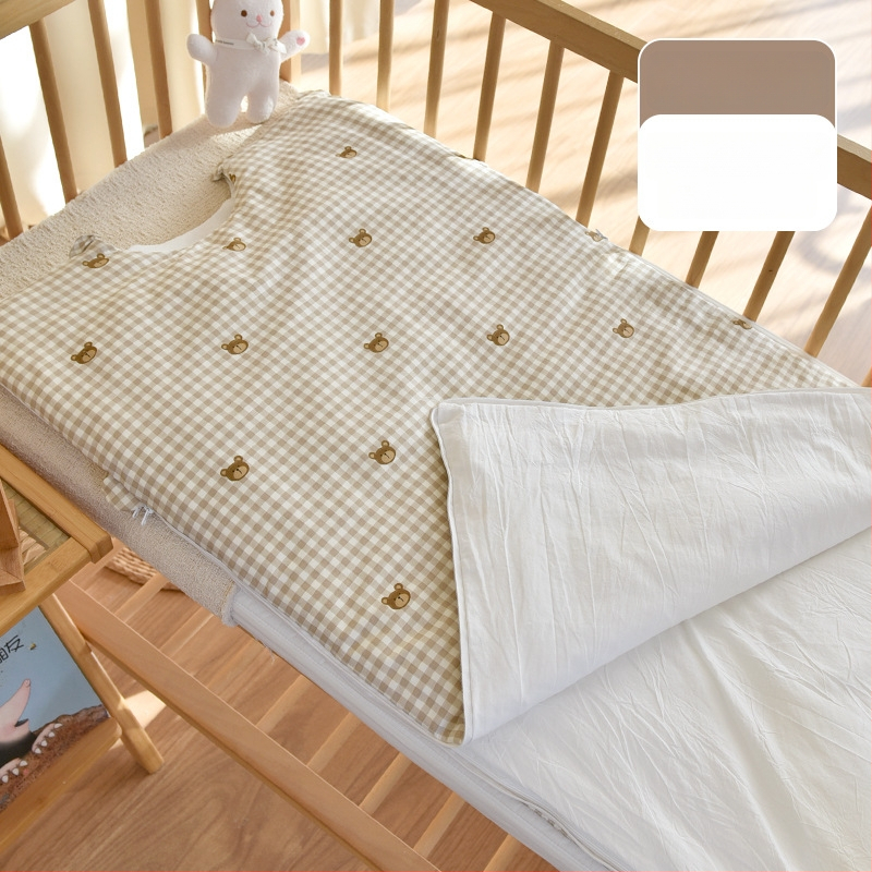 Sac de dormit pentru nou-născuți, bumbac 100%, umplutură poliester, design gros de iarnă, 0.55–1.0 kg