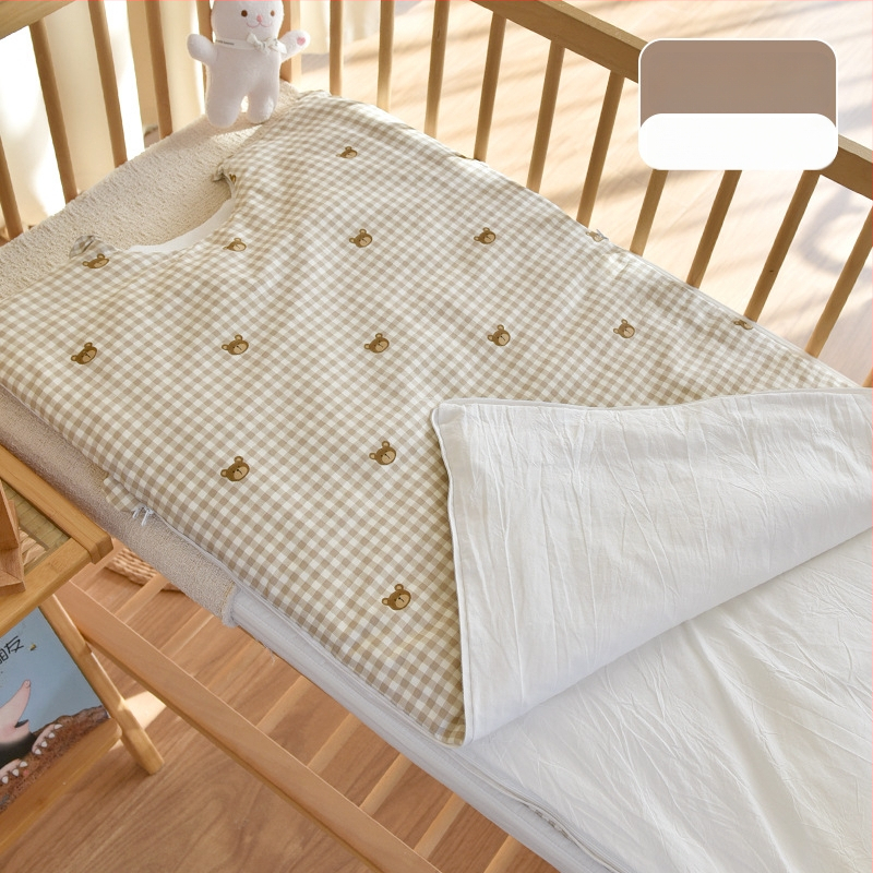 Sac de dormit pentru nou-născuți, bumbac 100%, umplutură poliester, design gros de iarnă, 0.55–1.0 kg