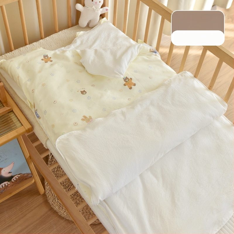 Sac de dormit pentru nou-născuți, bumbac 100%, umplutură poliester, design gros de iarnă, 0.55–1.0 kg