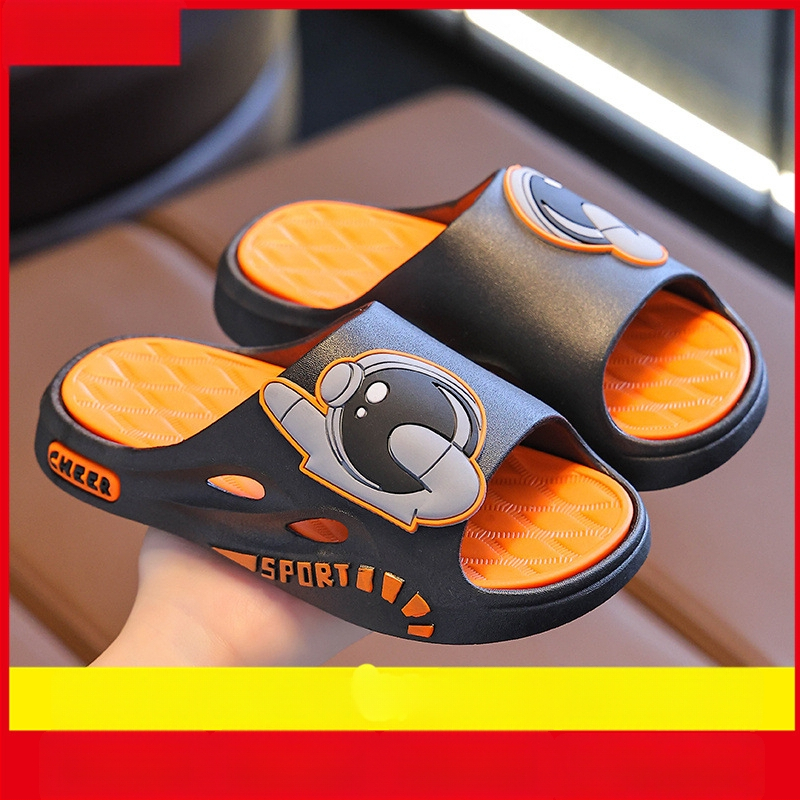 Short Horse детски сандали за момчета - PVC горна част и подметка, карикатурен принт, дишащи, антихлъзгащи, с открити пръсти, за възраст 4-16 г, пролет-лято 2025