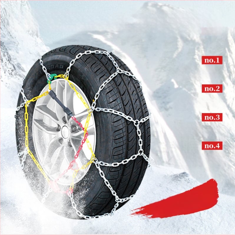 Lanț de zăpadă auto, model KN, 4 kg, pentru toate anvelopele auto, personalizare disponibilă