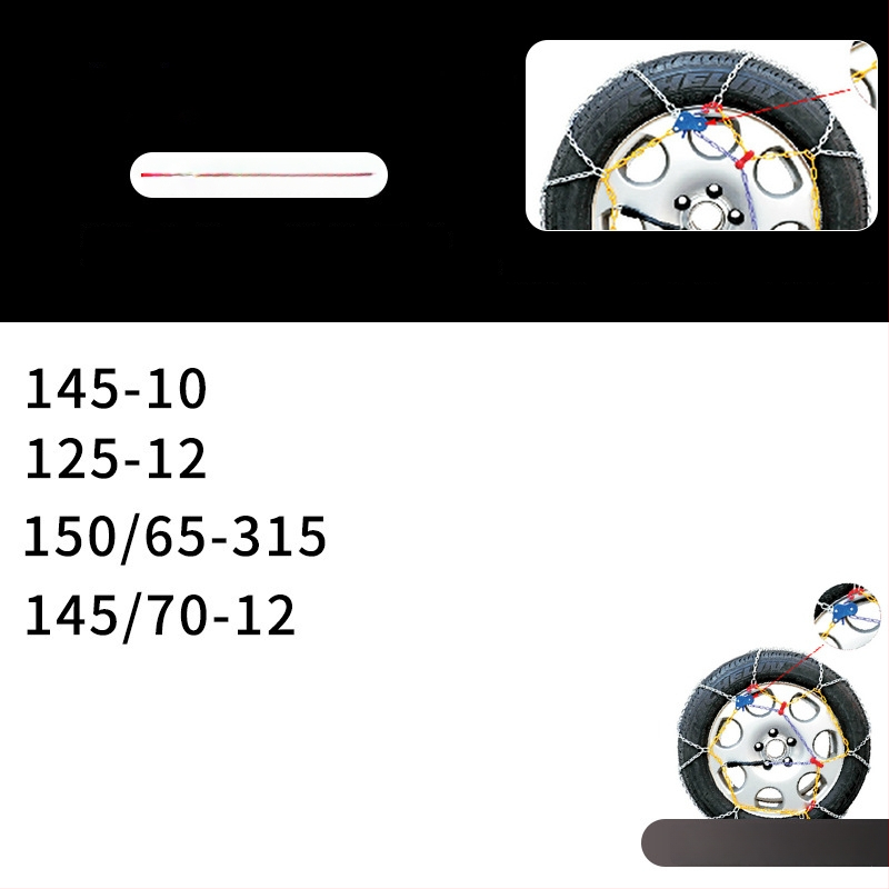 Lanț de zăpadă auto, model KN, 4 kg, pentru toate anvelopele auto, personalizare disponibilă