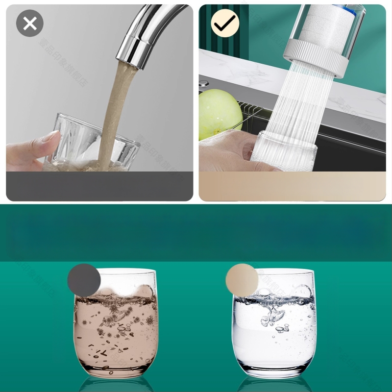 Filtr na kohútik – rozšírenie pre domácu kuchyňu, PP materiál, priama inštalácia, jednorukový ovládanie, model L10205, First Impression, štýl Light Luxury