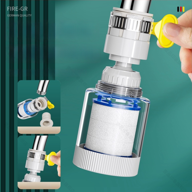 Filtr na kohútik – rozšírenie pre domácu kuchyňu, PP materiál, priama inštalácia, jednorukový ovládanie, model L10205, First Impression, štýl Light Luxury