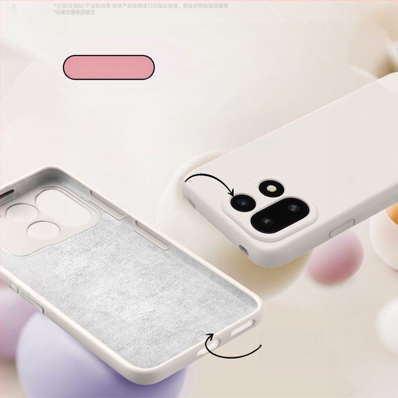 Husă OnePlus 15 din silicon lichid, protecție completă a obiectivului, anti-cădere și disipare a căldurii