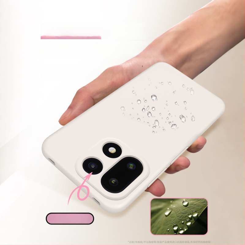 Husă OnePlus 15 din silicon lichid, protecție completă a obiectivului, anti-cădere și disipare a căldurii