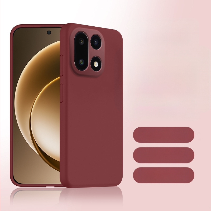 Husă OnePlus 15 din silicon lichid, protecție completă a obiectivului, anti-cădere și disipare a căldurii