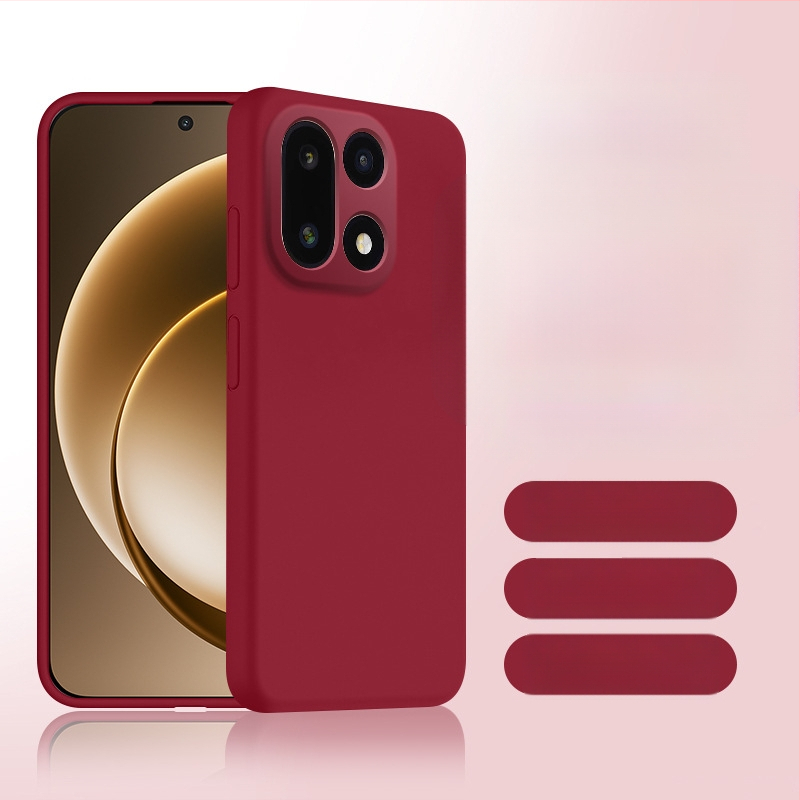 Husă OnePlus 15 din silicon lichid, protecție completă a obiectivului, anti-cădere și disipare a căldurii