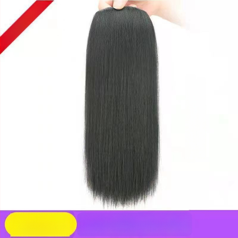 Ex06 Plăci de volum pentru păr — Două piese fără cusături pentru coroana și părțile laterale, păr drept, sârmă rezistentă la temperatură, design cu mecanism, nu se poate vopsi