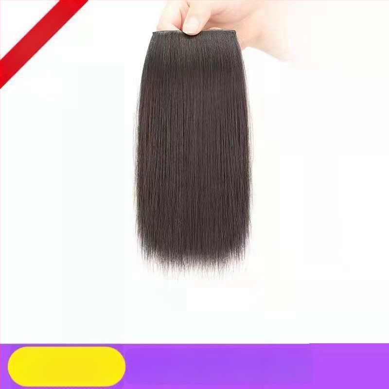 Ex06 Plăci de volum pentru păr — Două piese fără cusături pentru coroana și părțile laterale, păr drept, sârmă rezistentă la temperatură, design cu mecanism, nu se poate vopsi