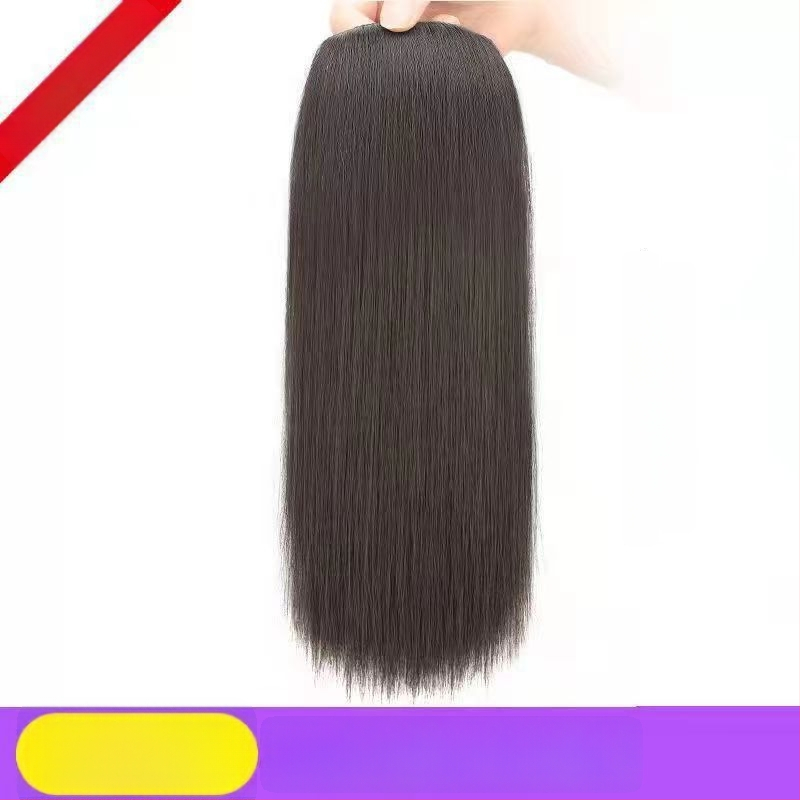 Ex06 Plăci de volum pentru păr — Două piese fără cusături pentru coroana și părțile laterale, păr drept, sârmă rezistentă la temperatură, design cu mecanism, nu se poate vopsi