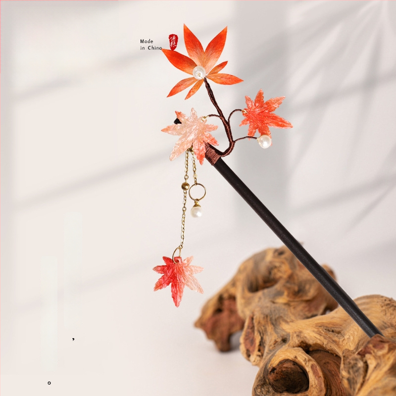 Clip de păr cu floare din velur — Set DIY de materiale, stil antic, aliaj, ambalat individual, primăvara 2025