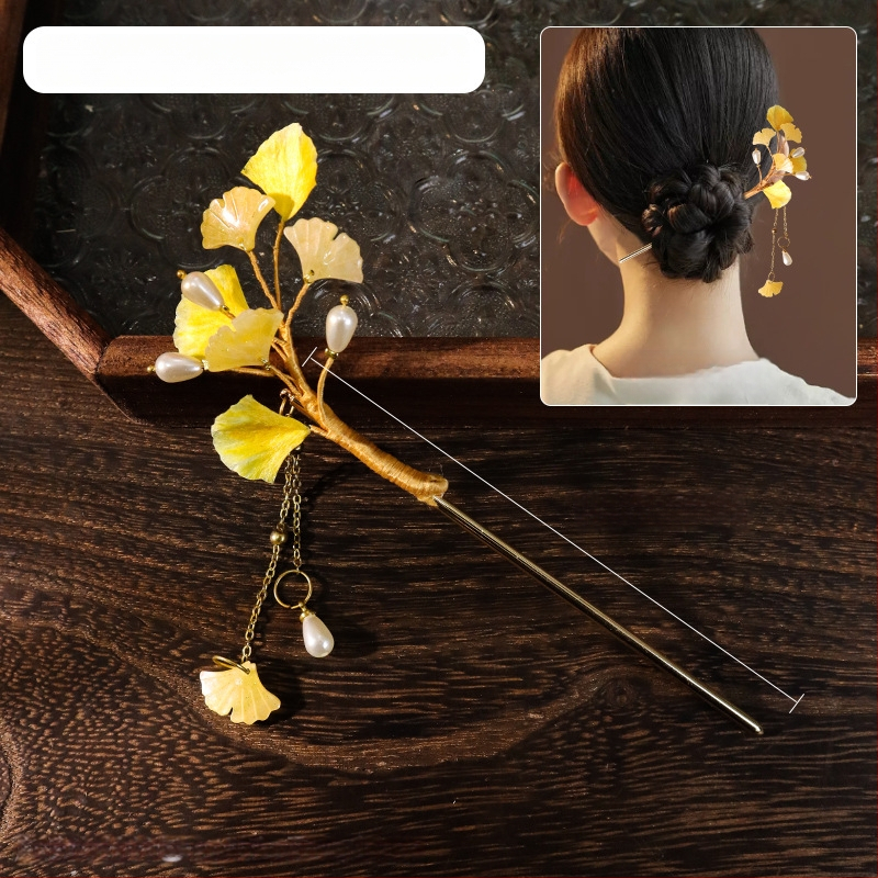 Clip de păr cu floare din velur — Set DIY de materiale, stil antic, aliaj, ambalat individual, primăvara 2025