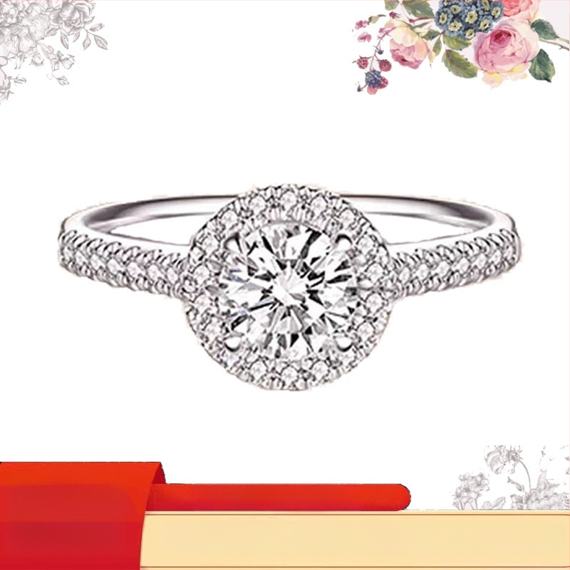 Platina gyémánttal kirakott gyűrű, divatgyűrű (2024 tavasz)