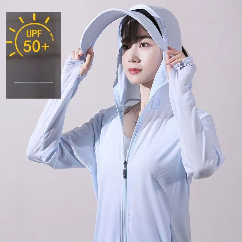 Vonkajšia vetrovka s kapucňou, odnímateľná, UPF50+ UV ochrana, priedušná, rýchloschnúca