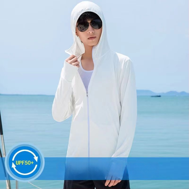 Vonkajšia vetrovka s kapucňou, odnímateľná, UPF50+ UV ochrana, priedušná, rýchloschnúca