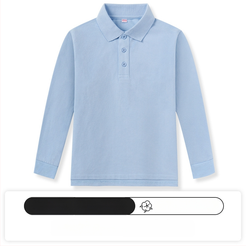 Παιδικό πουκάμισο πόλο, Βαμβάκι 95% / Σπάντεξ 5%, Άνοιξη–Φθινόπωρο, Χαλαρή γραμμή, Ηλικίες 3–8 ετών