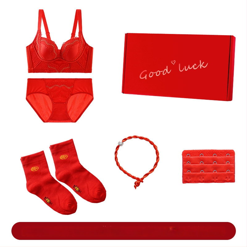 Set de sutiene cu dantelă brodată, cupă 3/4, fără arcuri metalice, cupă modelată cu partea superioară subțire și partea inferioară mai groasă, material principal nylon, căptușeală spandex, închidere la spate cu patru rânduri de cârlige