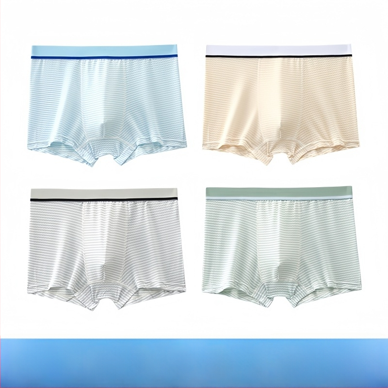 Guoyoubi boxeri din bumbac pentru copii, fără cusături în zona inghinală, antibacteriali 10a, respirabili, pentru copii 3–8 ani (100–140 cm), Iarnă 2024