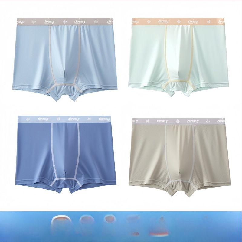 Guoyoubi boxeri din bumbac pentru copii, fără cusături în zona inghinală, antibacteriali 10a, respirabili, pentru copii 3–8 ani (100–140 cm), Iarnă 2024