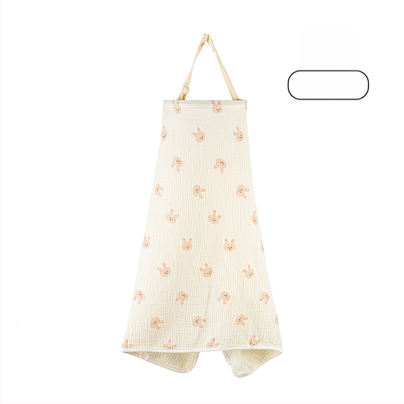 Acoperământ de alăptat din bumbac, cu dantelă și șnur, stil casual, fără mâneci, pentru toate anotimpurile