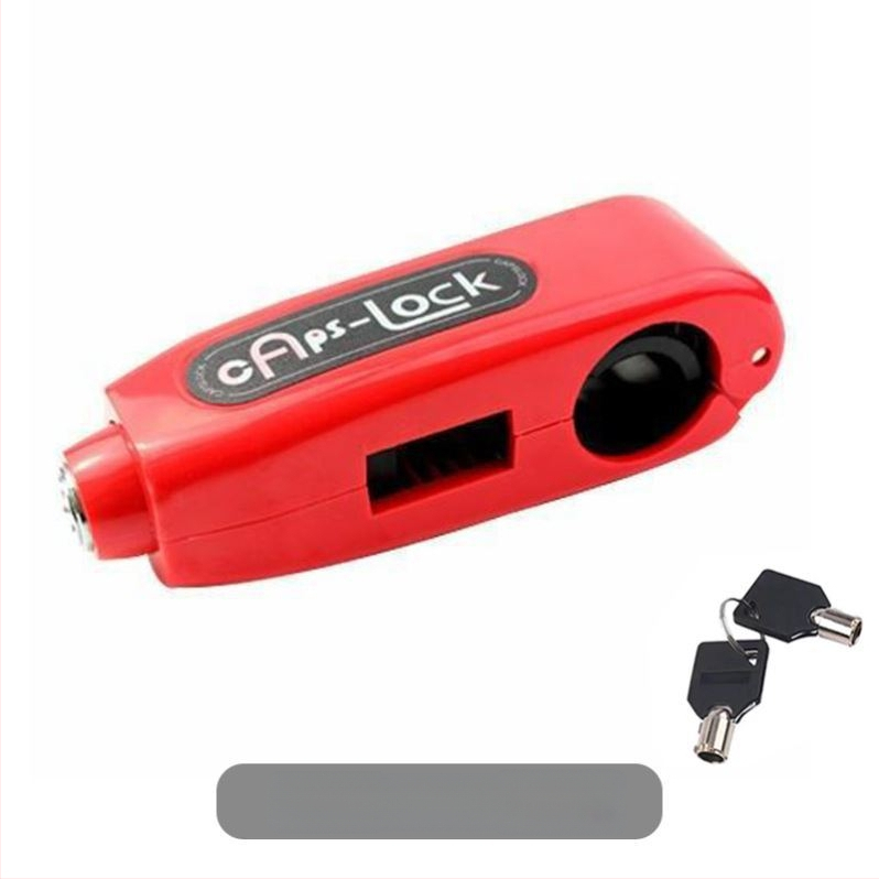 Κλειδαριά τιμονιού με συναγερμό – Κλασικό μοντέλο; υλικό αλουμινίου κράμα / χαλκός; συμβατό με ηλεκτρικά οχήματα, μοτοσικλέτες και τρίκυκλα; βάρος 0.2 kg