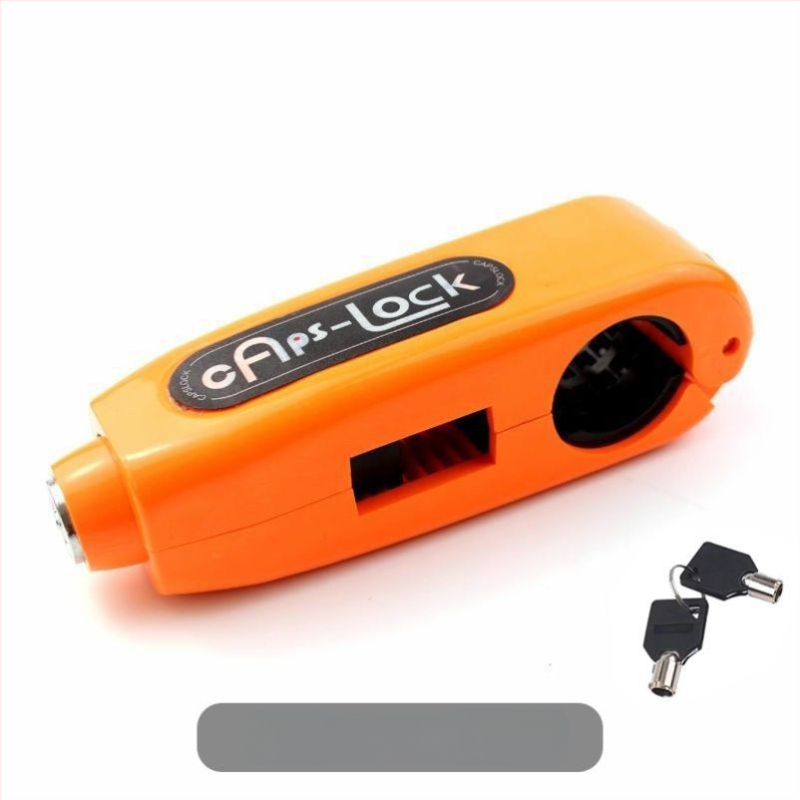 Κλειδαριά τιμονιού με συναγερμό – Κλασικό μοντέλο; υλικό αλουμινίου κράμα / χαλκός; συμβατό με ηλεκτρικά οχήματα, μοτοσικλέτες και τρίκυκλα; βάρος 0.2 kg