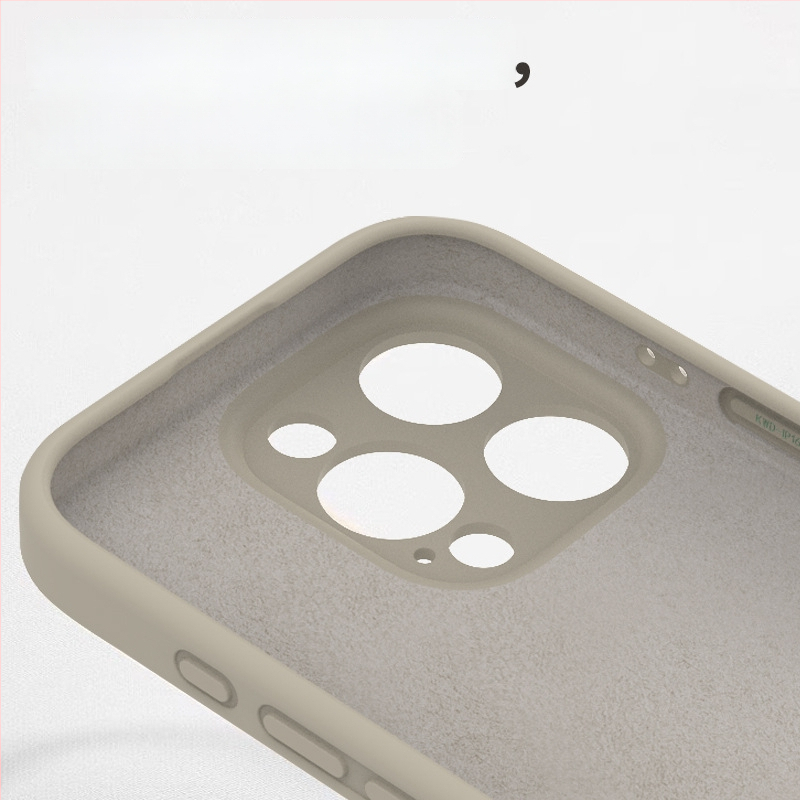 Carcasă din silicon lichid, culoare uni pentru seria iPhone 16, cu protecție completă a obiectivului și rezistență la căderi