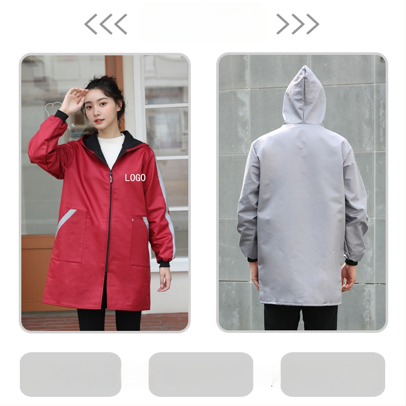 Фартук с ръкави за кухня – антизамърсяващ, модерен минималистичен стил.