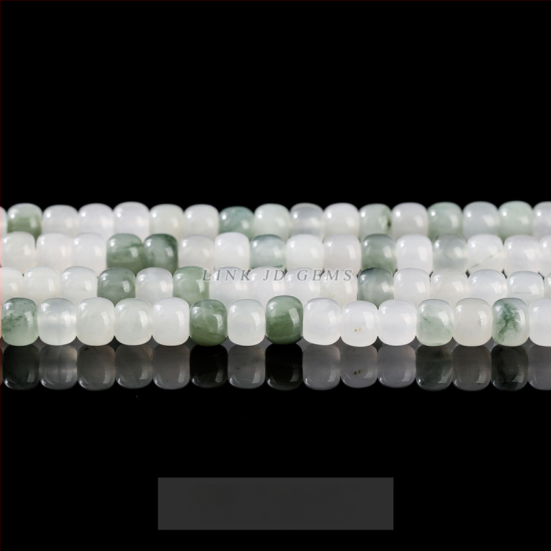 Χαλαρές χάντρες από νεφρίτη, γυαλισμένες, σε σχήμα μήλου, μάρκα Jingde, αξεσουάρ