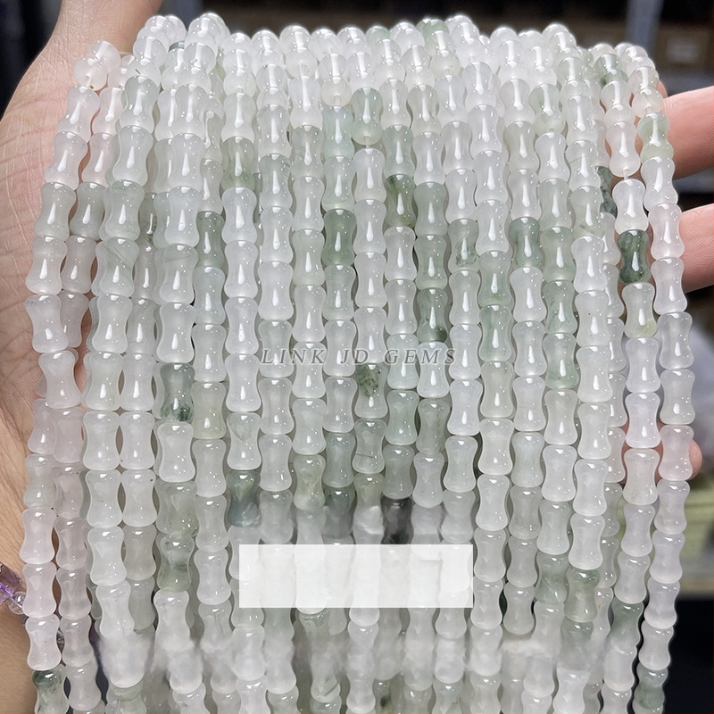 Χαλαρές χάντρες από νεφρίτη, γυαλισμένες, σε σχήμα μήλου, μάρκα Jingde, αξεσουάρ