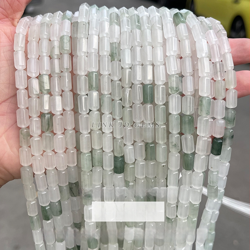 Χαλαρές χάντρες από νεφρίτη, γυαλισμένες, σε σχήμα μήλου, μάρκα Jingde, αξεσουάρ