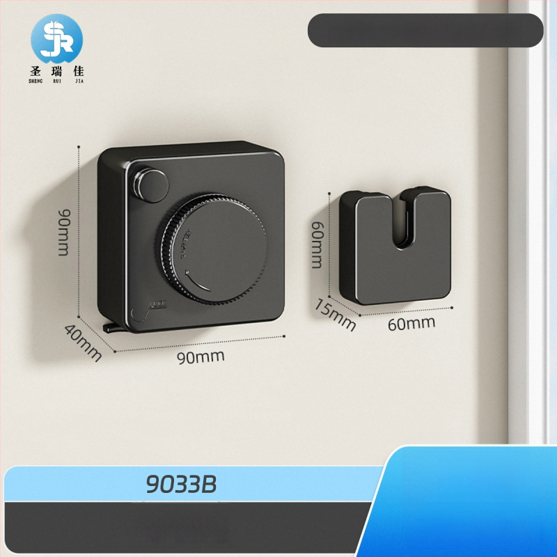 Разтегателна сушалка за дрехи без пробиване, невидима стенна за вътрешен балкон – ABS + алуминиева сплав + стоманено въже