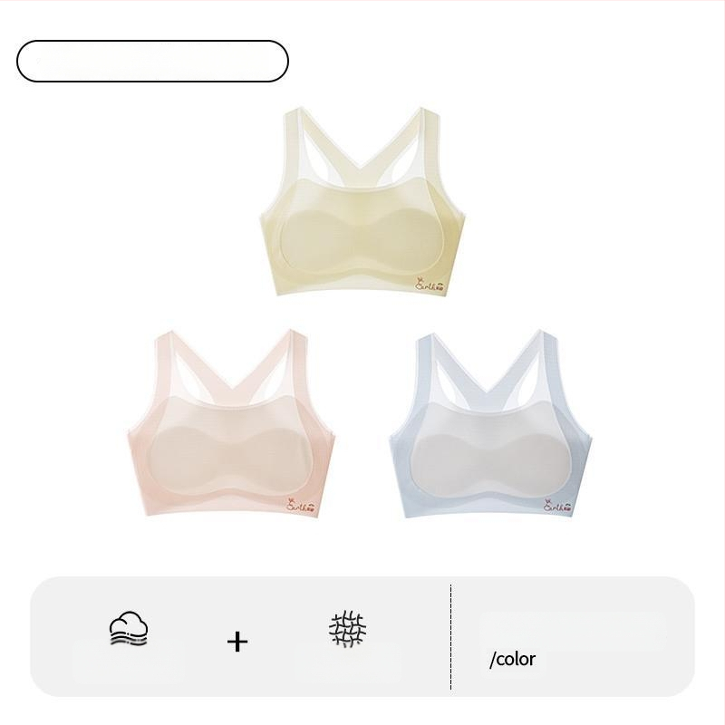 Detský športový podprsenka pre dievčatá v období rastu – prvý stupeň, pre deti nad 8 rokov, výška nad 140 cm, všetky ročné obdobia, nylon a akrylové vlákno