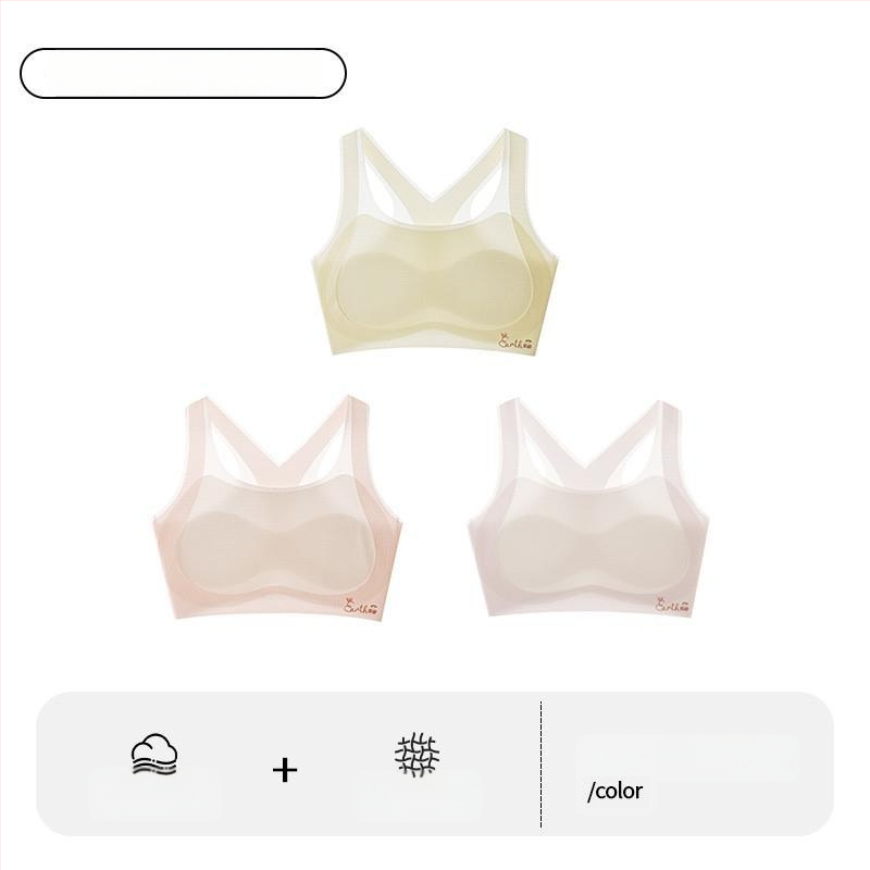 Detský športový podprsenka pre dievčatá v období rastu – prvý stupeň, pre deti nad 8 rokov, výška nad 140 cm, všetky ročné obdobia, nylon a akrylové vlákno