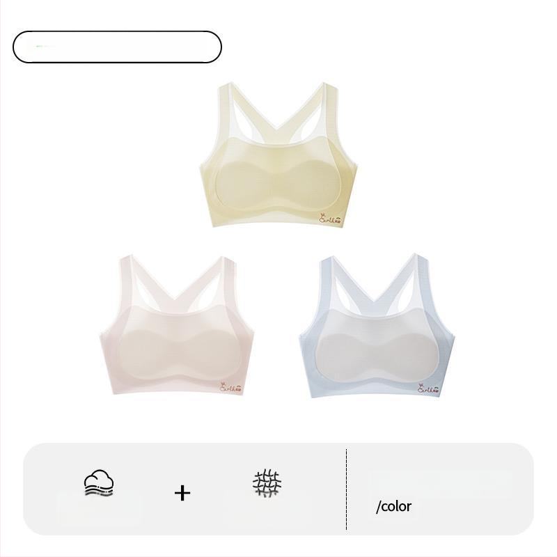 Detský športový podprsenka pre dievčatá v období rastu – prvý stupeň, pre deti nad 8 rokov, výška nad 140 cm, všetky ročné obdobia, nylon a akrylové vlákno