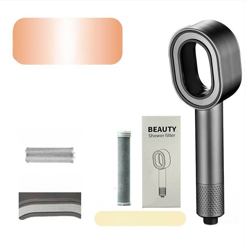 ARTIQUA Ručný sprchovací systém s filtrom aktívneho uhlia, vlákna z uhlíka na odstraňovanie chlóru, čistenie vody, dažďová sprcha