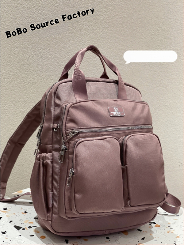 Rucsac de damă casual urban: ușor, din Oxford; căptușeală nylon; impermeabil; buzunar pentru laptop; mai multe buzunare.