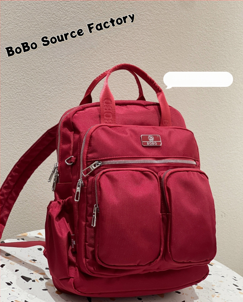 Rucsac de damă casual urban: ușor, din Oxford; căptușeală nylon; impermeabil; buzunar pentru laptop; mai multe buzunare.