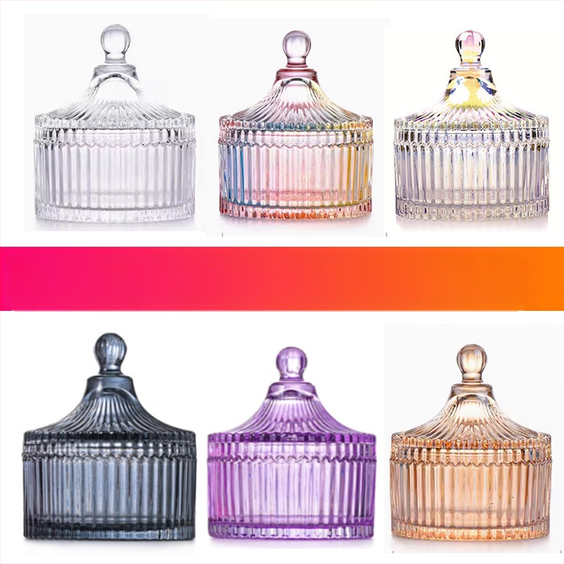 Isol Γυάλινο κουτί αποθήκευσης γραφείου, μοντέλο 0033, προστασία από τη σκόνη, καπάκι με διαμερίσματα