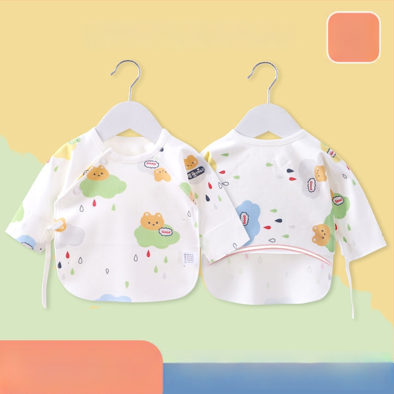 Βρεφικό τοπ από βαμβάκι με βελουδωμένη επεξεργασία, V-λαιμόκοψη, 95–100% βαμβάκι, από 0–12 μηνών, για όλες τις εποχές