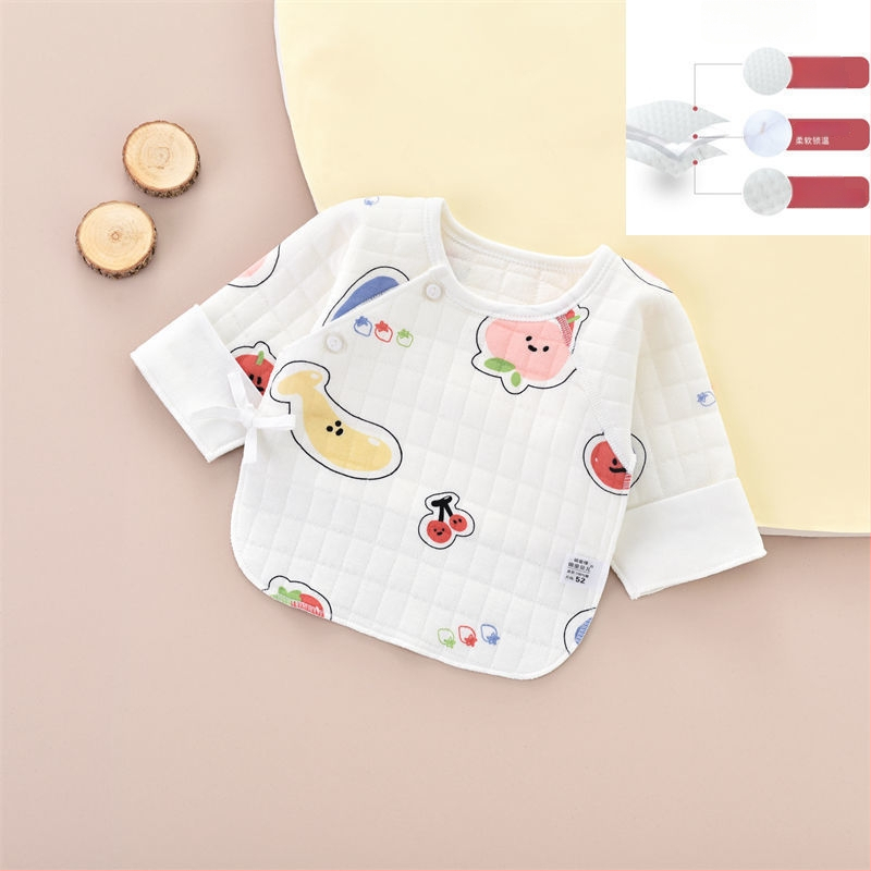 Βρεφικό τοπ από βαμβάκι με βελουδωμένη επεξεργασία, V-λαιμόκοψη, 95–100% βαμβάκι, από 0–12 μηνών, για όλες τις εποχές