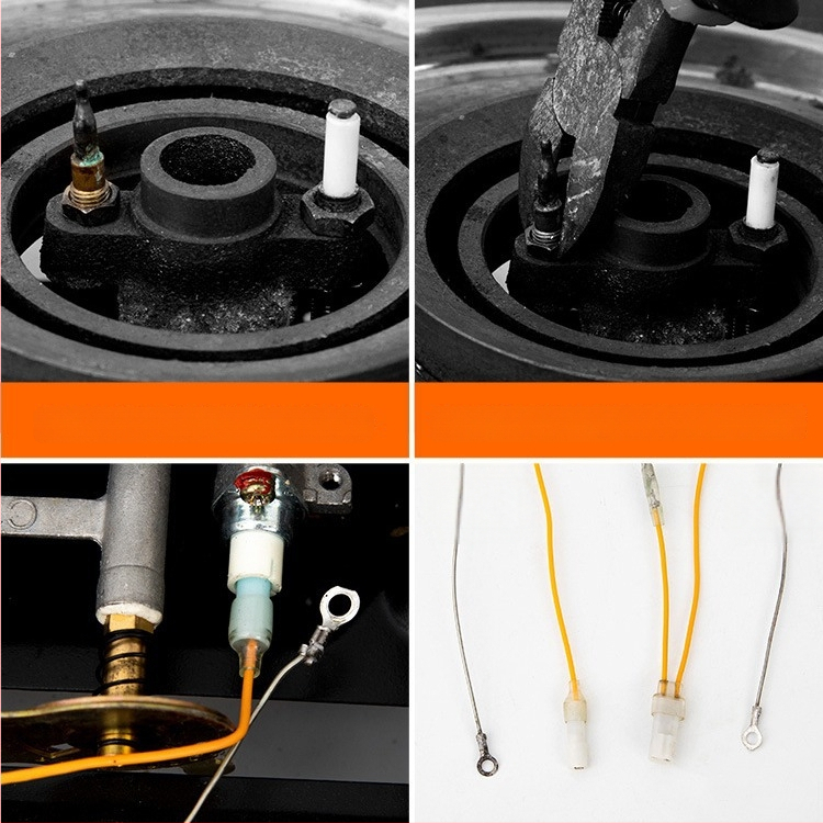 Медна иглена термопара-сонда с корпус на електромагнитен клапан — Neck Strength, модерен стил, без сертифициране