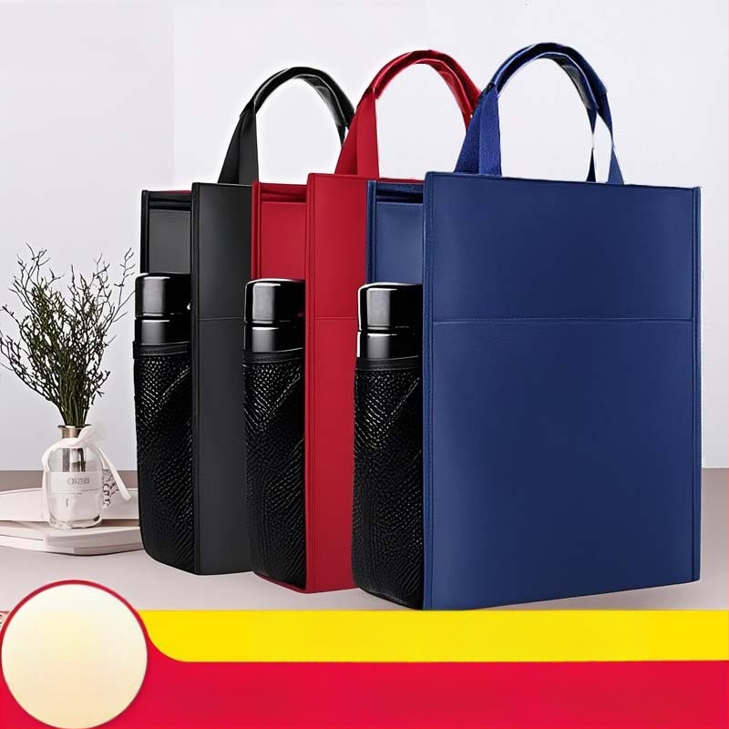 Nothing Τσάντα Αρχείων Χειρός από Oxford Ύφασμα, Με Φερμουάρ, Τρισδιάστατος Σχεδιασμός