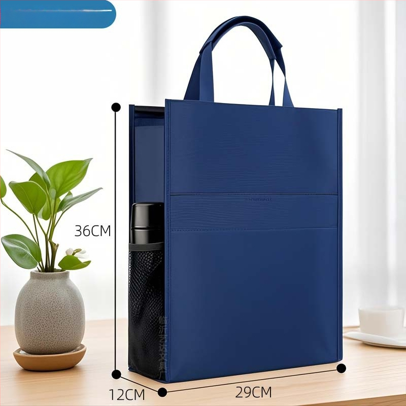 Nothing Τσάντα Αρχείων Χειρός από Oxford Ύφασμα, Με Φερμουάρ, Τρισδιάστατος Σχεδιασμός