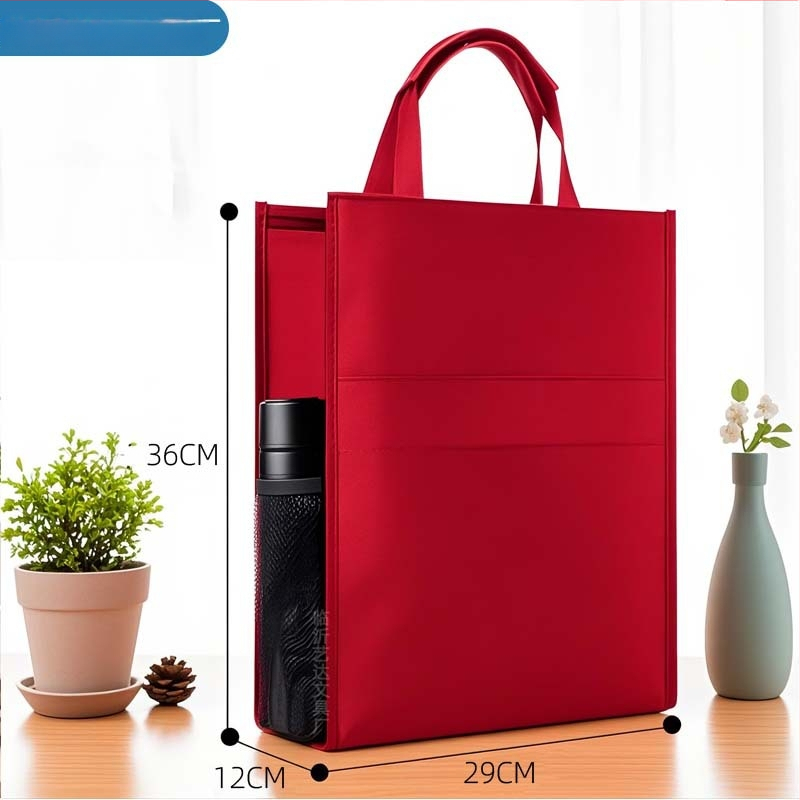 Nothing Τσάντα Αρχείων Χειρός από Oxford Ύφασμα, Με Φερμουάρ, Τρισδιάστατος Σχεδιασμός