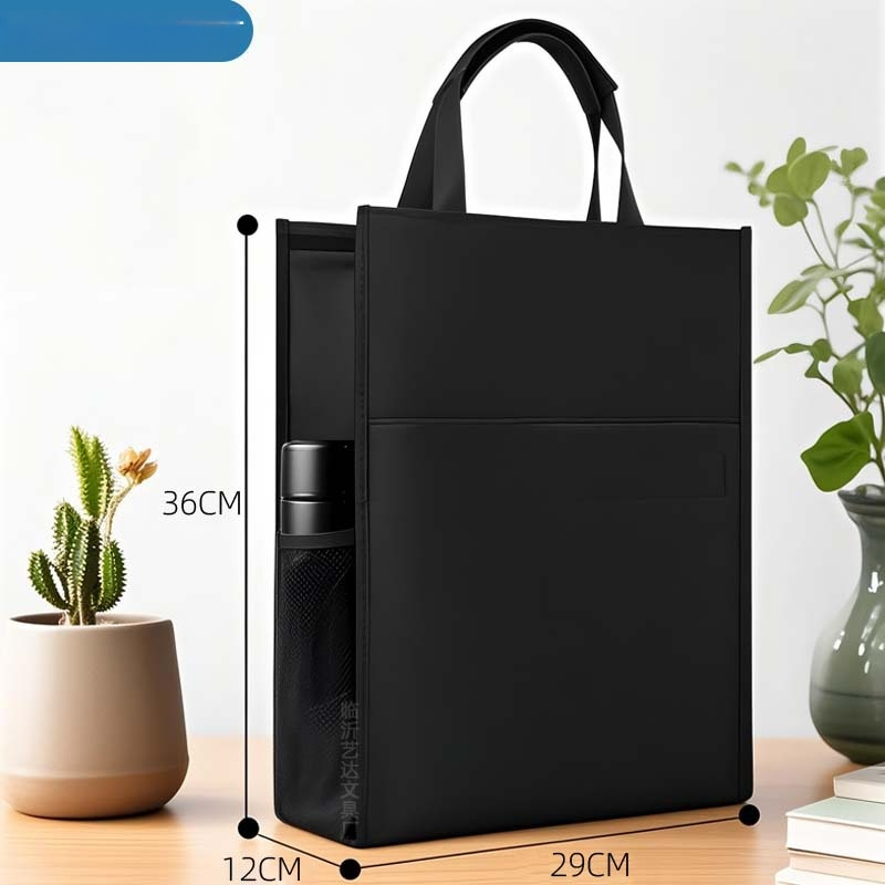 Nothing Τσάντα Αρχείων Χειρός από Oxford Ύφασμα, Με Φερμουάρ, Τρισδιάστατος Σχεδιασμός