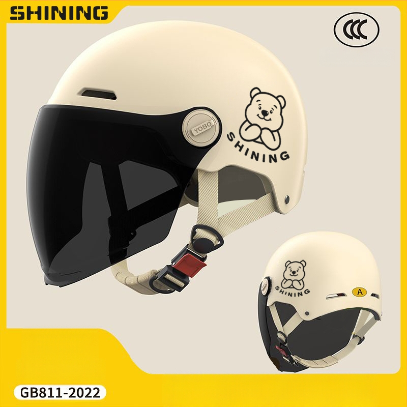 Κράνος για ηλεκτρικό ποδήλατο, ABS περίβλημα, 3C πιστοποιημένο, unisex ημι-κράνος, προστασία από τον ήλιο για όλες τις εποχές