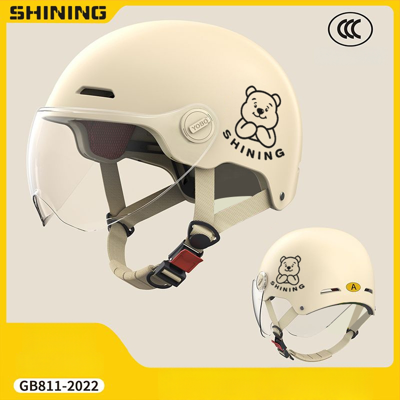 Κράνος για ηλεκτρικό ποδήλατο, ABS περίβλημα, 3C πιστοποιημένο, unisex ημι-κράνος, προστασία από τον ήλιο για όλες τις εποχές