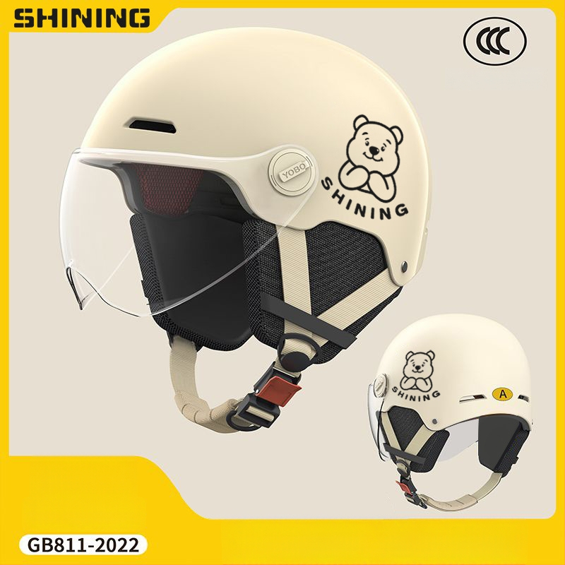 Κράνος για ηλεκτρικό ποδήλατο, ABS περίβλημα, 3C πιστοποιημένο, unisex ημι-κράνος, προστασία από τον ήλιο για όλες τις εποχές